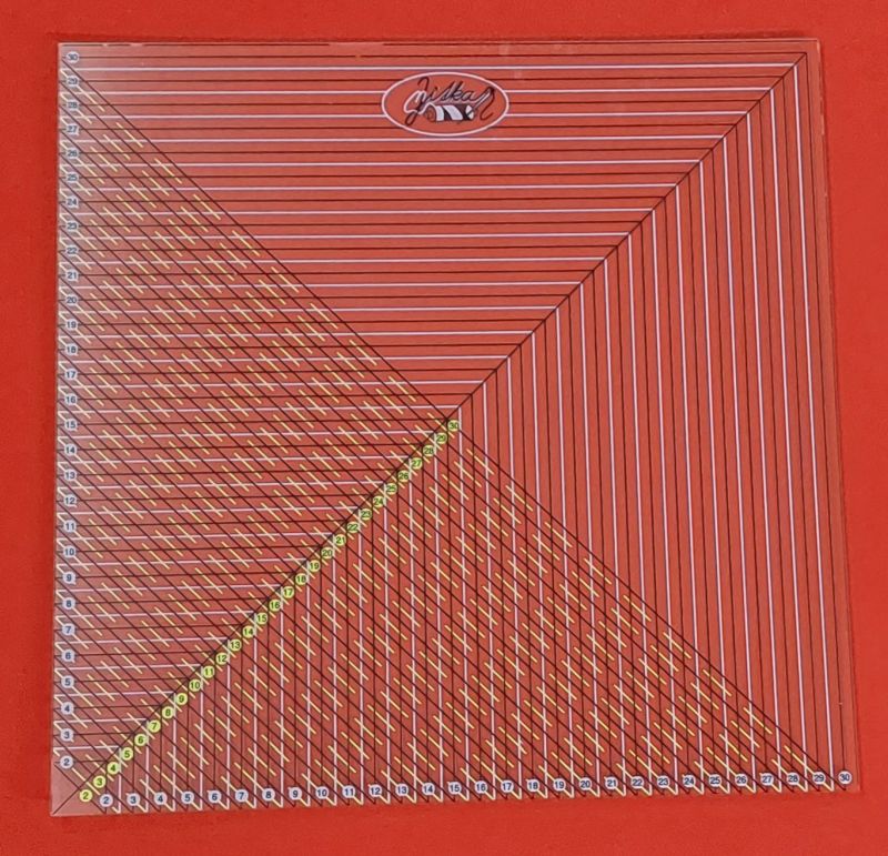 Pravítko Jitkanitka 30 x 30 cm
