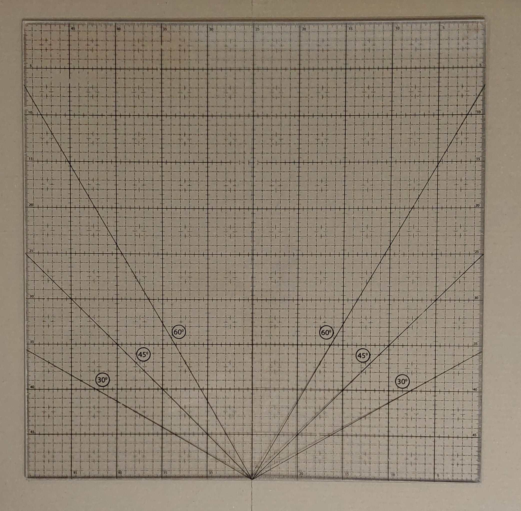 Pravítko 50 x 50 cm