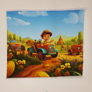 Teplákovina panel Farmář